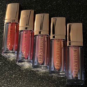 Brand New Ellen Tracy Lip Gloss Set - Vibrant Reds and Subtle Pinks